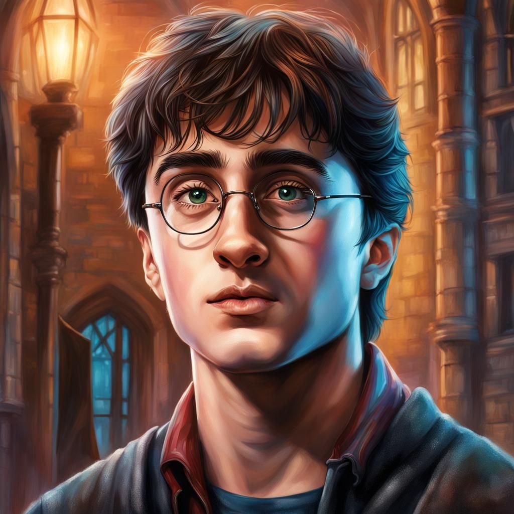 Percy Jackson Meets Harry Potter: Hyperrealistic Art