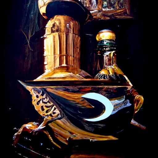 Ijiraq in Oil Painting Style