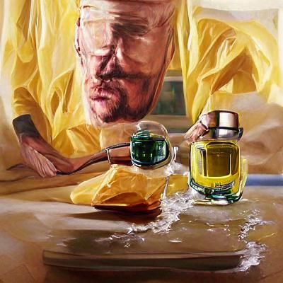 Breaking Bad Fanfiction as Oil Painting