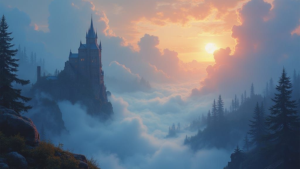 Mythological Fantasy Hyperrealism Poster