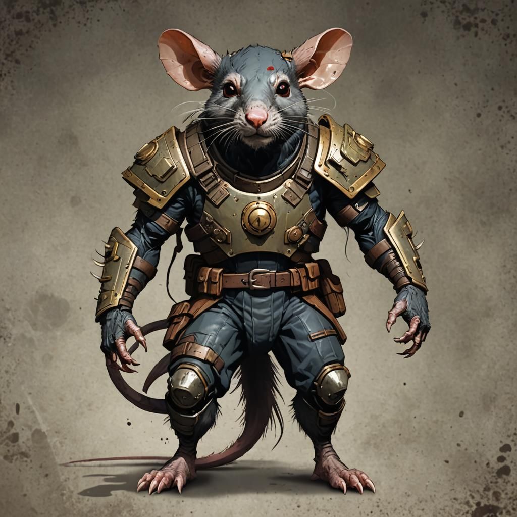 Mutant Rat in Deadboy Armor