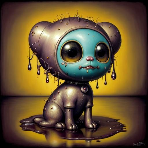 Distorted Body Horror in Surrealist Style