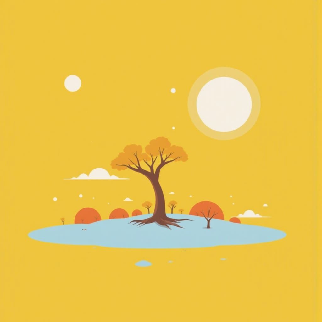 Yellow Desert island <lora:Cosmic Clear Pop:1.0>