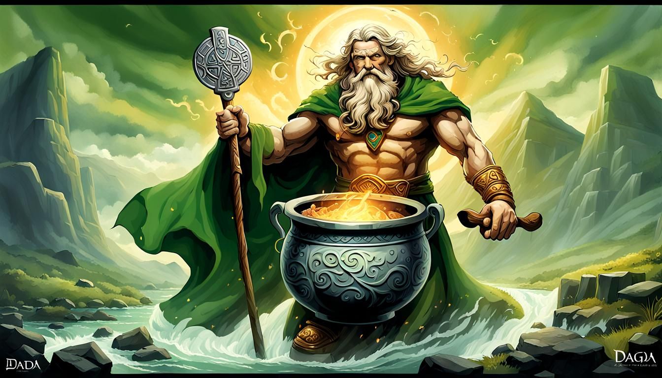 Dagda: Powerful Deity of Irish Mythology