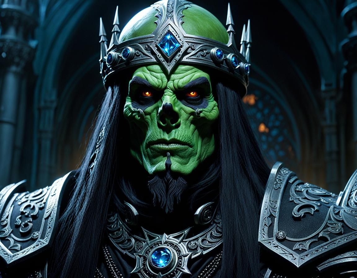 Detailed Dark Fantasy Necromancer in High Definition