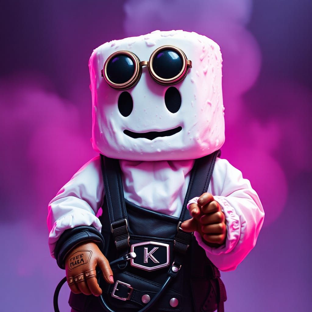 Surreal Marshmallow Landscape