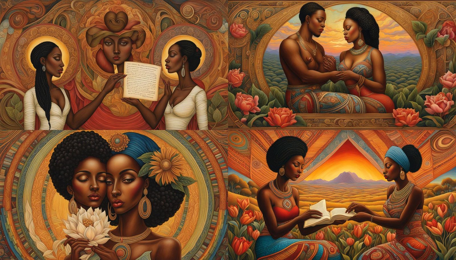 Surreal Love Letters in Amanda Sage Style