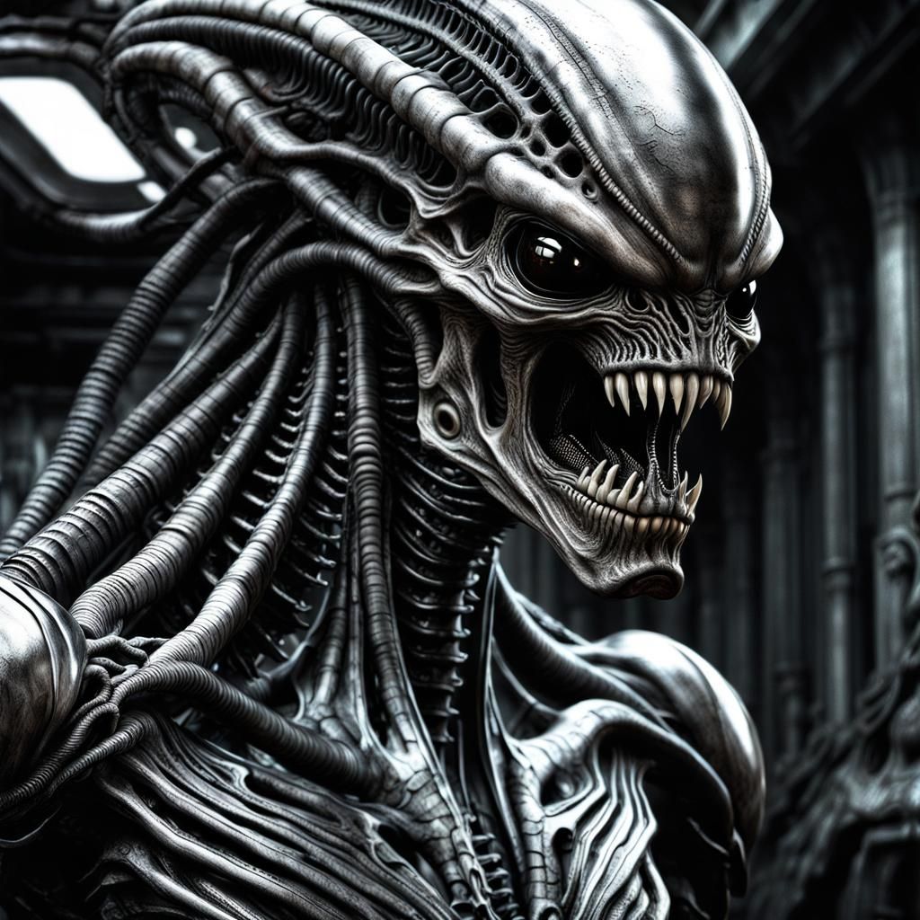 Angry Alien Monster Attack in Post-Apocalyptic World