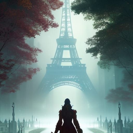 Evily in Paris: Dark Fantasy Concept Art