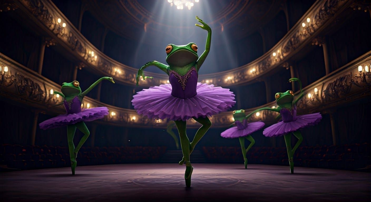 Refined Frogs in Balletic Splendor