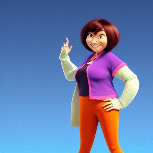 Aunt Cass from Big Hero 6 in 3D