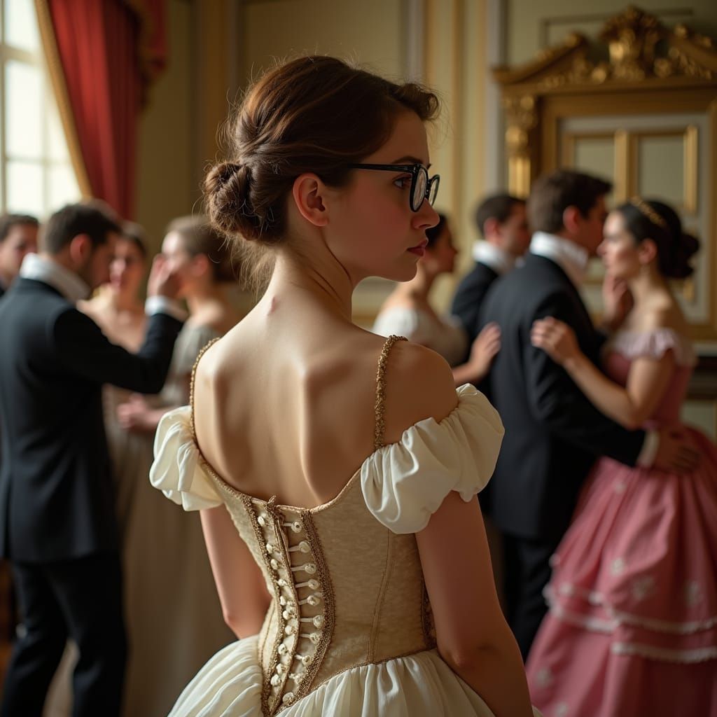 Regency Wallflower at Aristocratic Ball