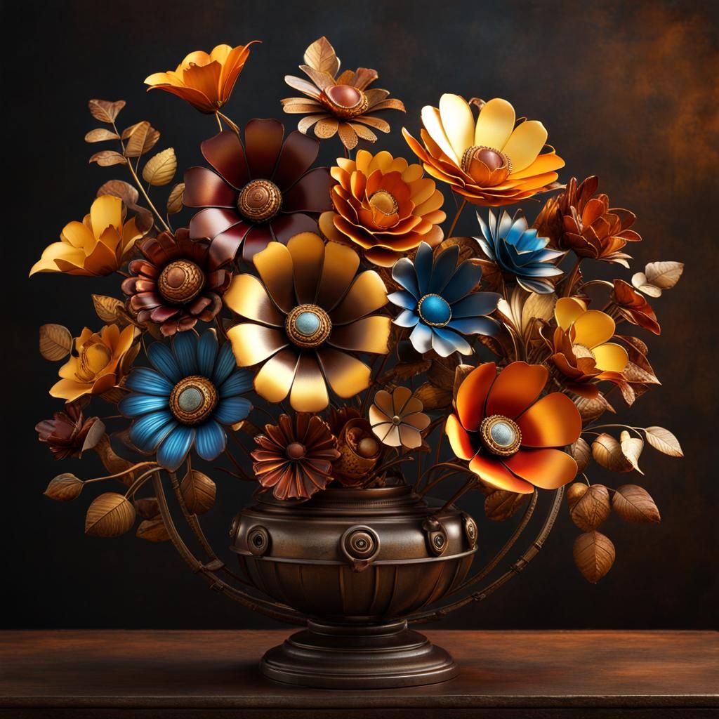 Metal Flowers
