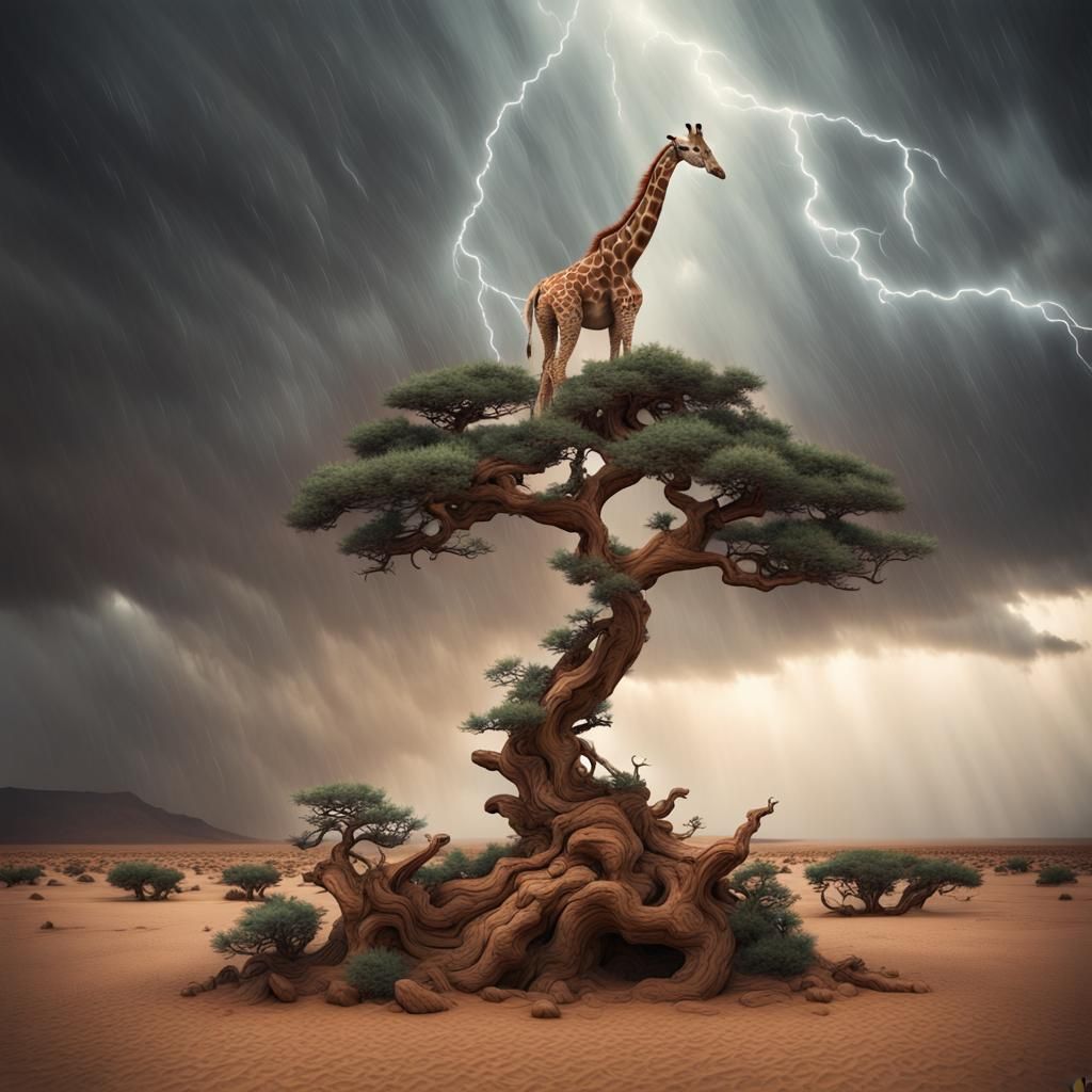 Silly AI, That's Not Where Giraffes Go