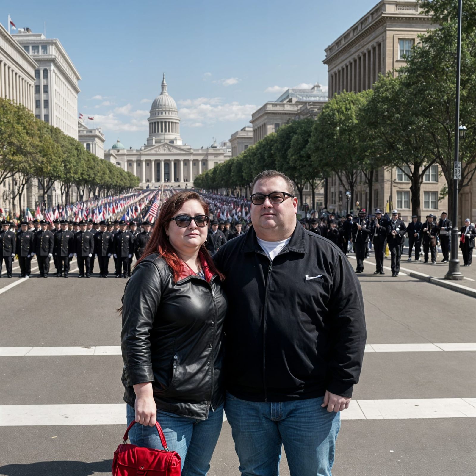 Tourists Behaving Badly at Memorial Procession