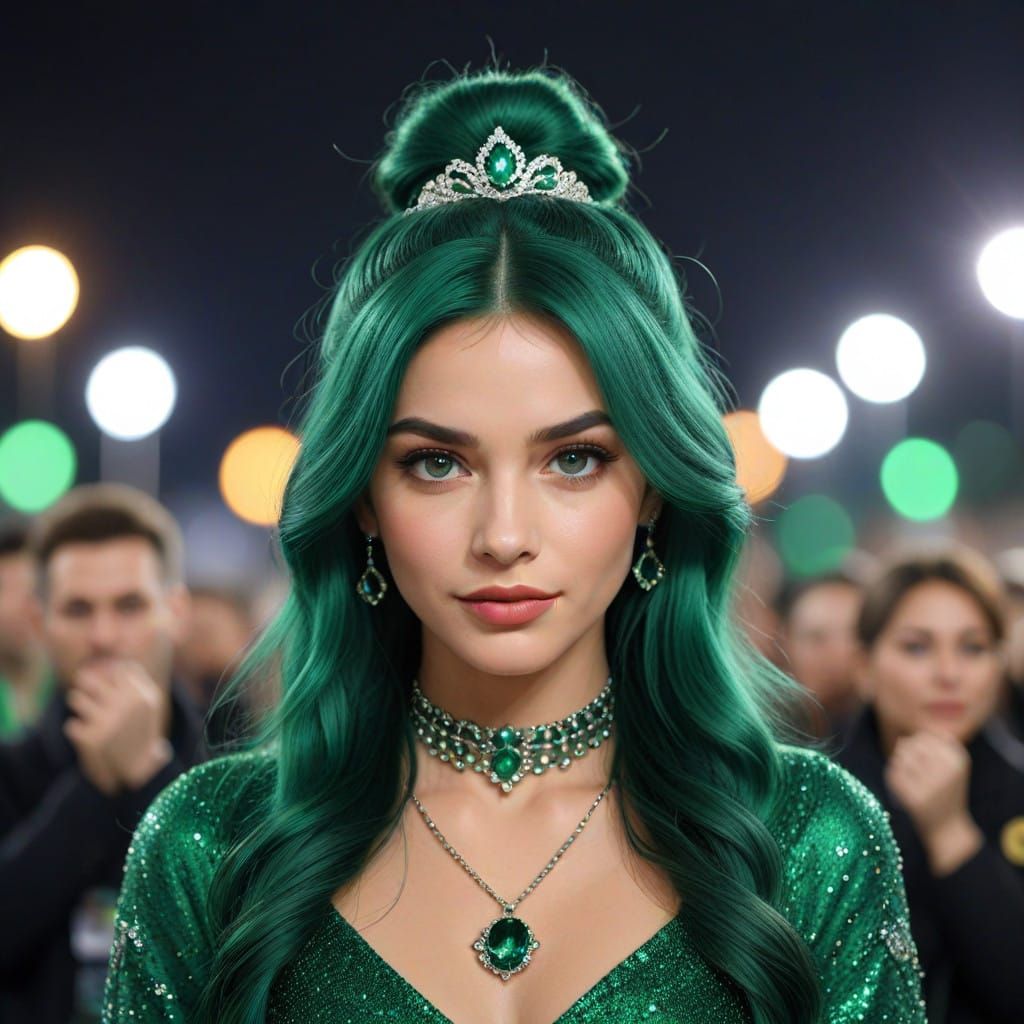 Emerald Goddess of Good Fortune Reigns Supreme