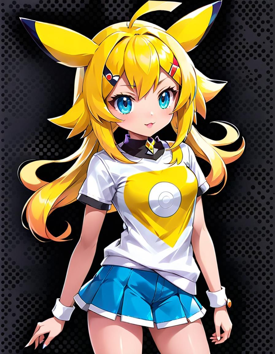 Anime Pokémon Card: Fashion-Forward Transformation