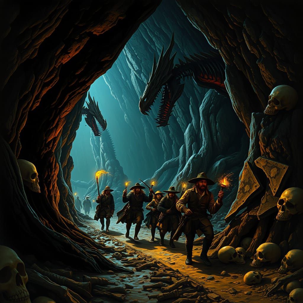 Frightened Musketeers Discover Dragon Graveyard