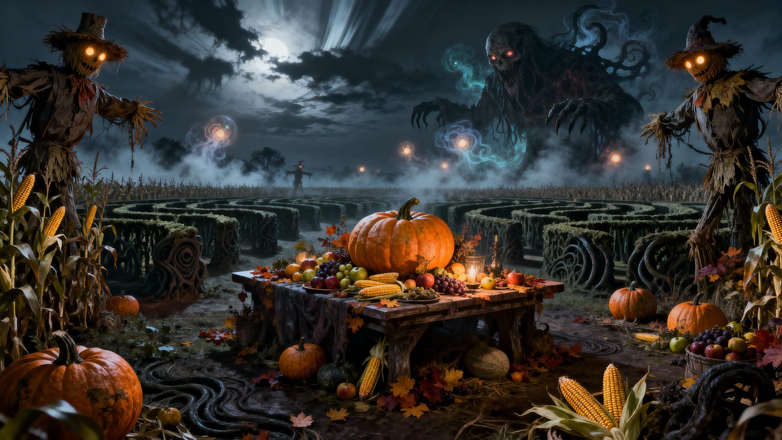 Terrifying Halloween Haunted Corn Maze Vista