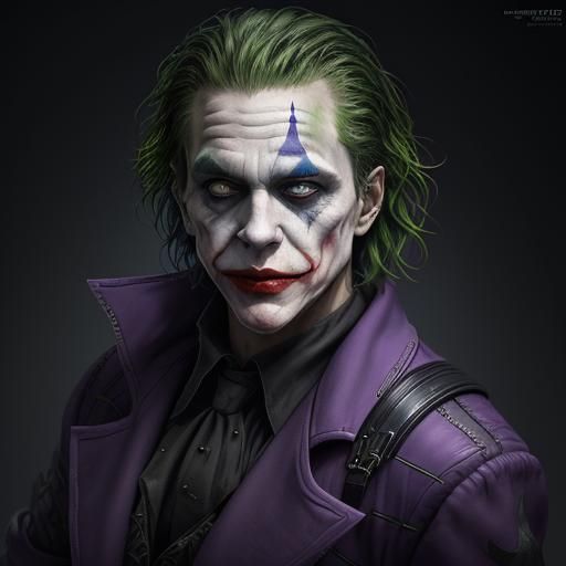 The Joker: Detailed Matte Painting in Deep Color