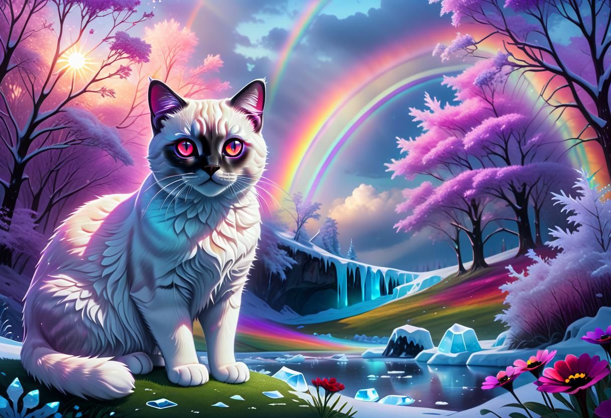 An 8K resolution, 64-megapixel image of a glowing translucen...