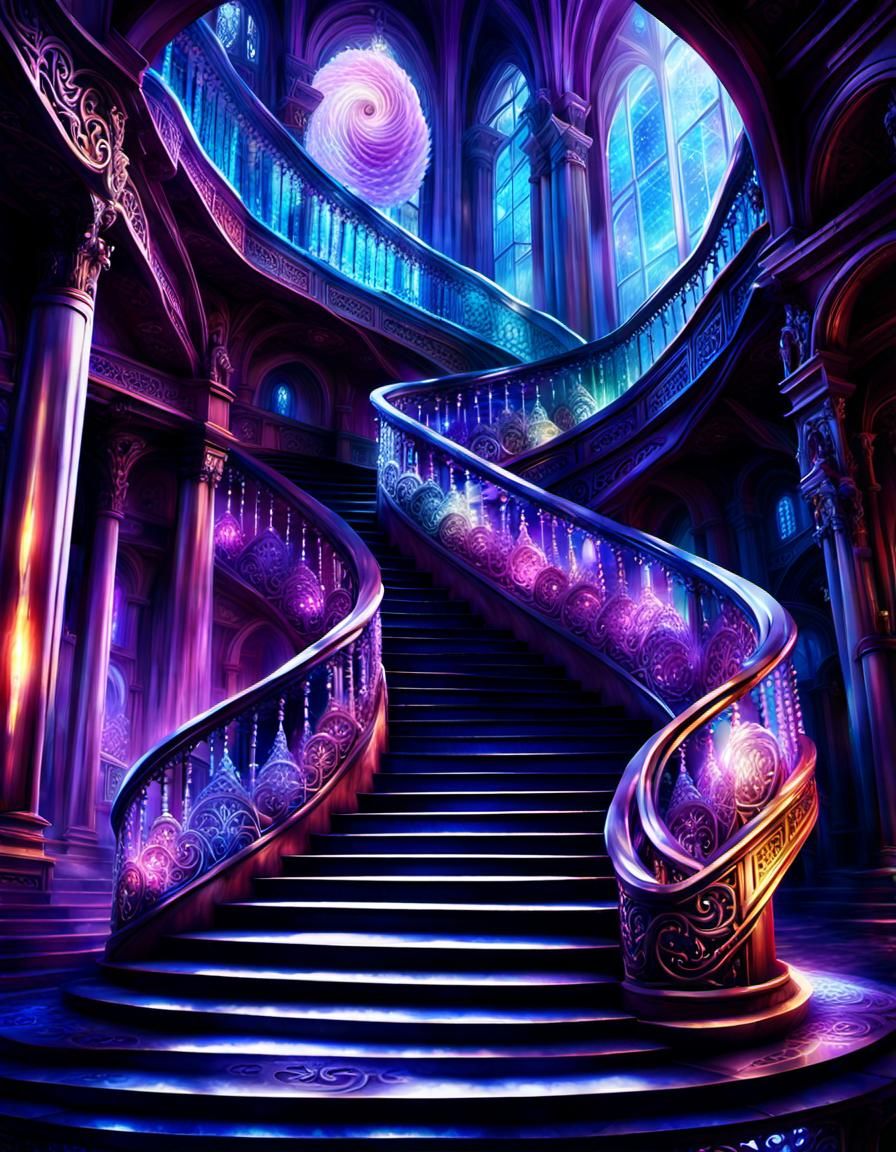 Enchanted Crystal Palace: Digital Matte Painting