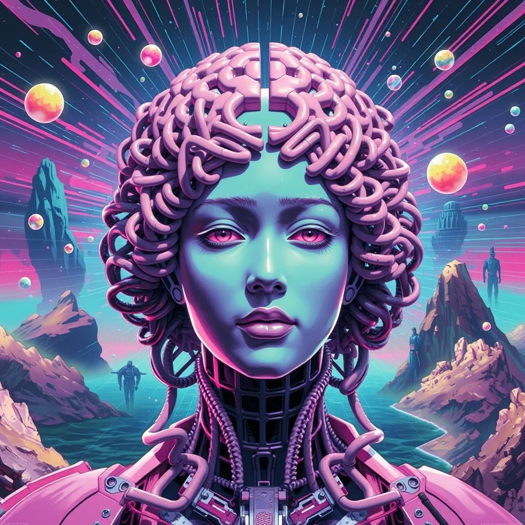 Vaporwave Quantum Hivemind: Submechanophobia Equilibrium