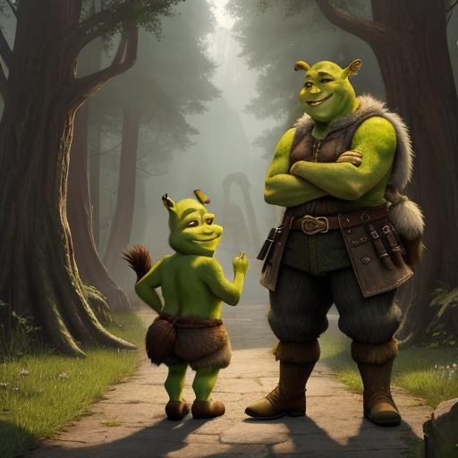 Shrek and Donkey: A Cartoon Adventure