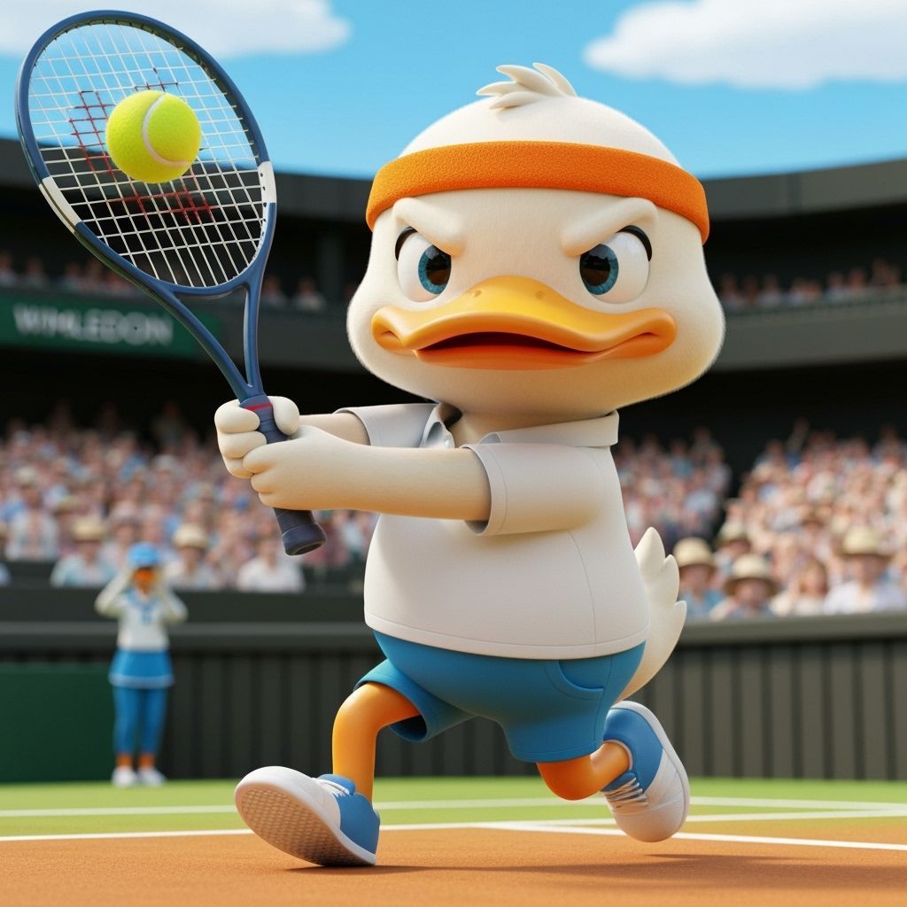 Doing Just Ducky at Wombledon