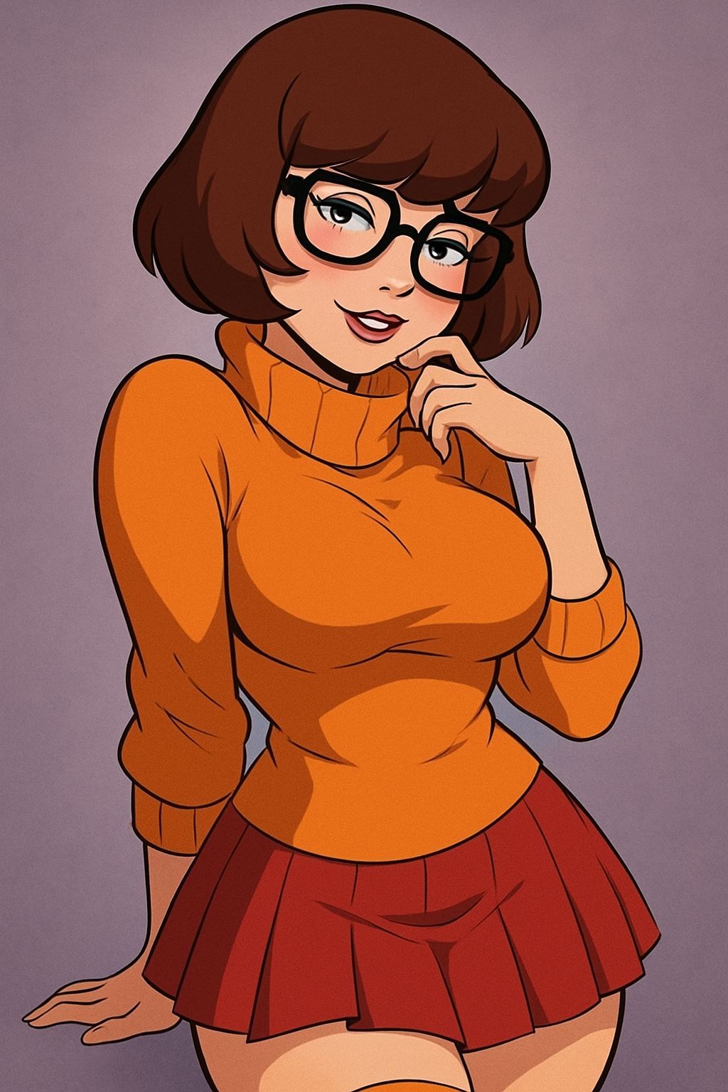 Flirty Velma from Scooby-Doo Longing for Viewer