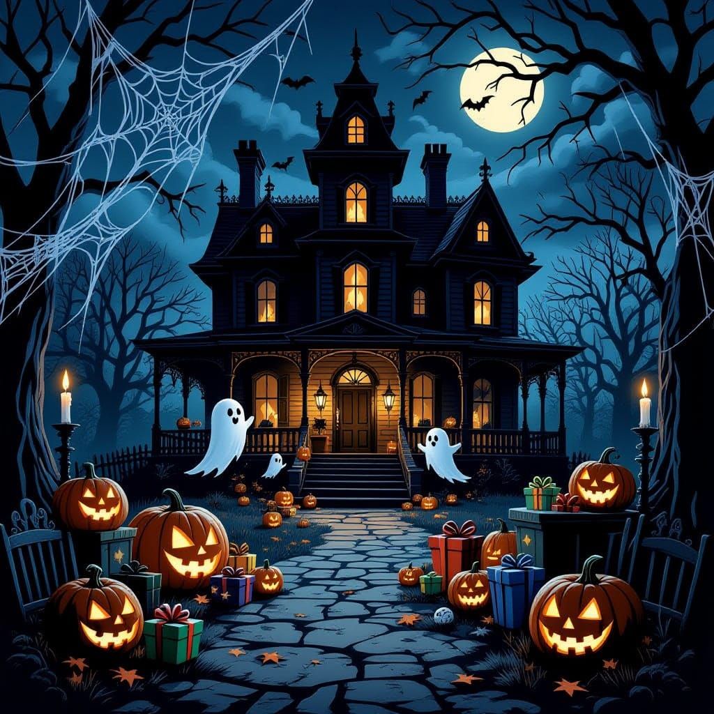 Haunted Mansion Birthday Party at Midnight