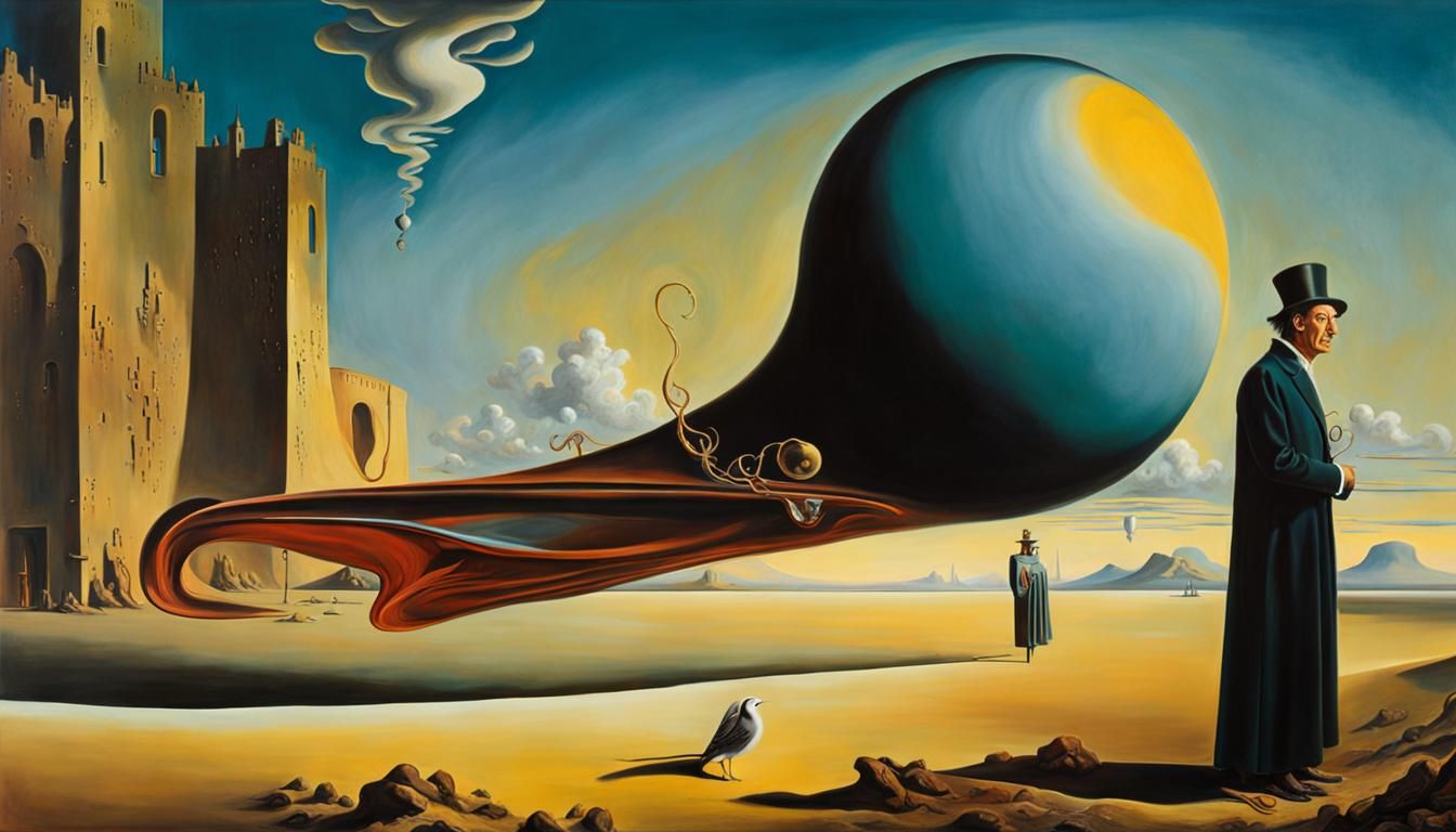 Surreal Melting Oil Painting Like Salvador Dali