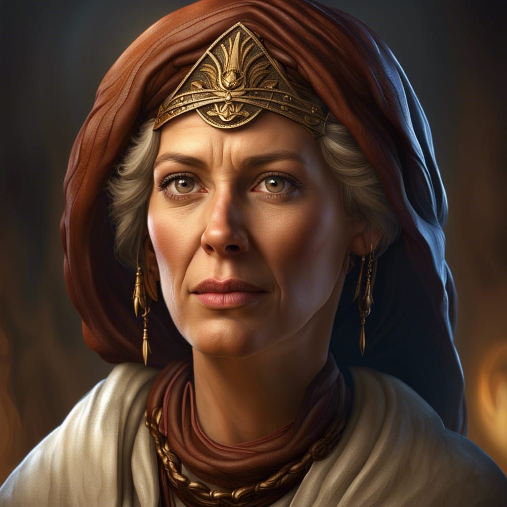 Deborah, Judge of Israel: Hyperdetailed Concept Art