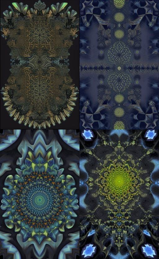 Geometric Tessellation: A Mandelbrot Set Design