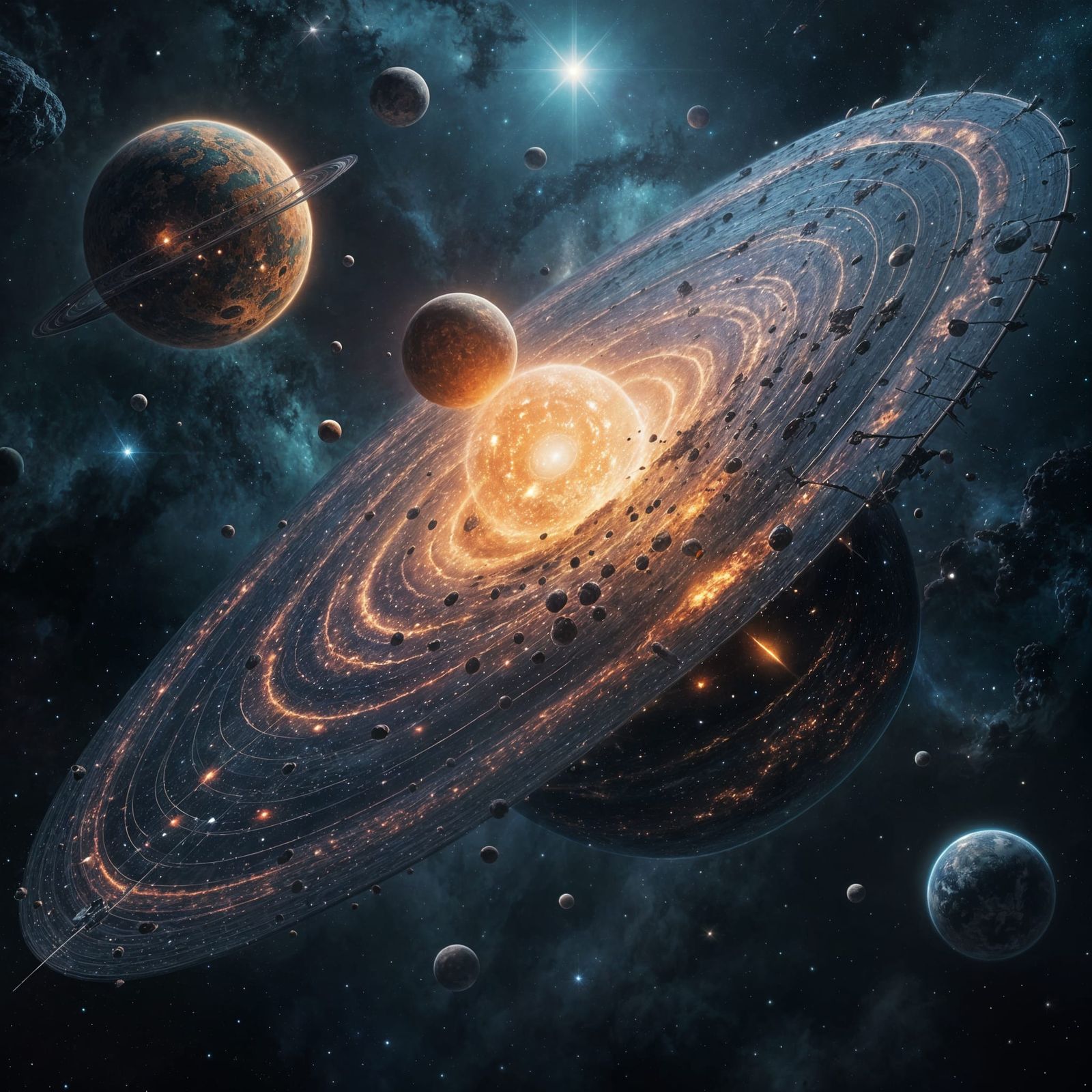 Fantastical Stellar System with High-Tech Interface