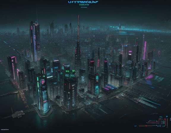 Cyberpunk City: Digital Map