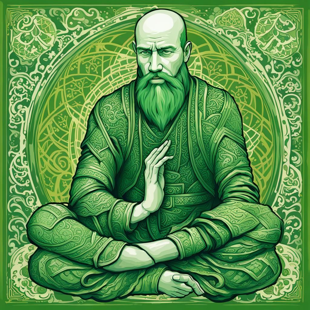 Character Standing Upright with Confident Pose