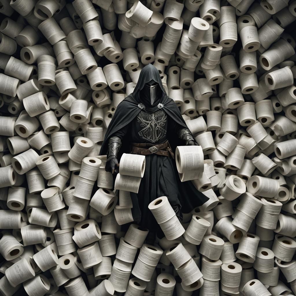 Nazgul Buys Toilet Paper at Walmart