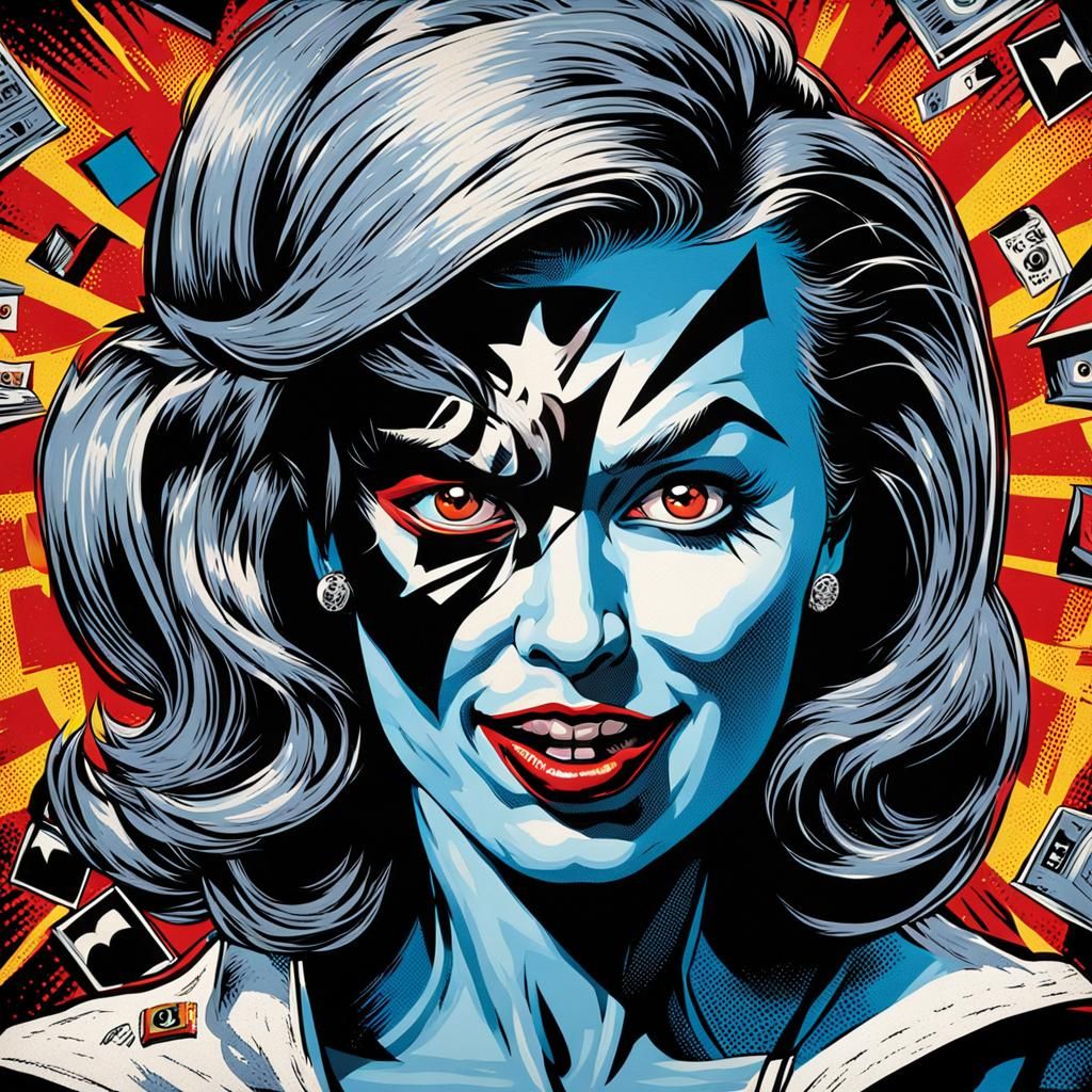 Sinister Pop Art Reinterprets Cultural Icons