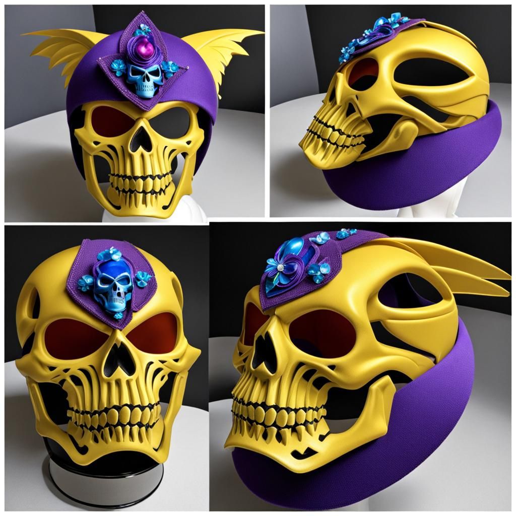 Skeletor Inspired Fascinator from Masters of the Universe