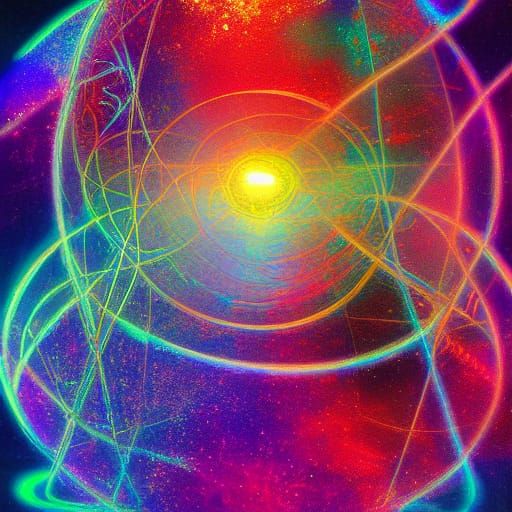 Holographic Chaos Theory Illustration in Mixed Media