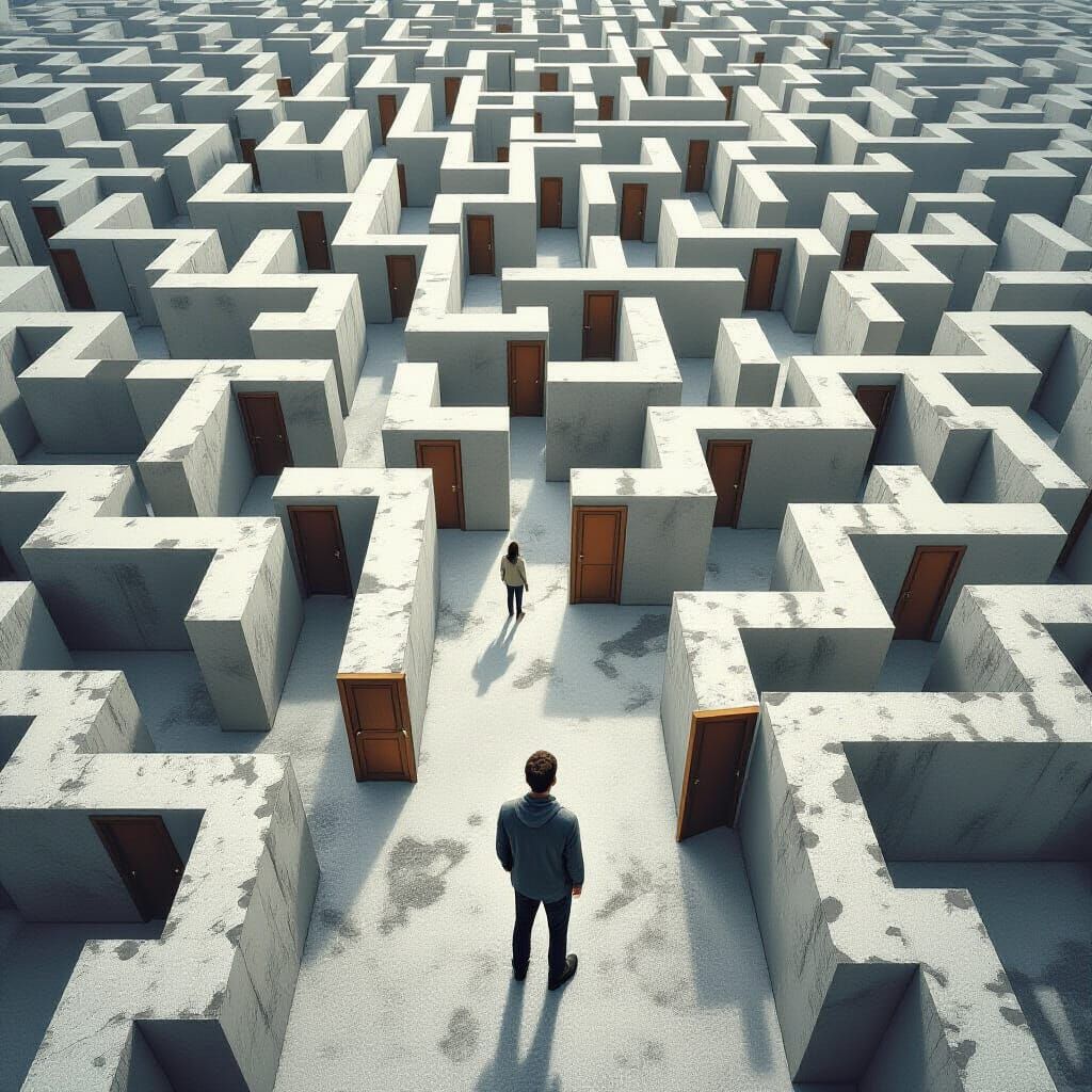Lost in the Maze: A Paralyzing Decision