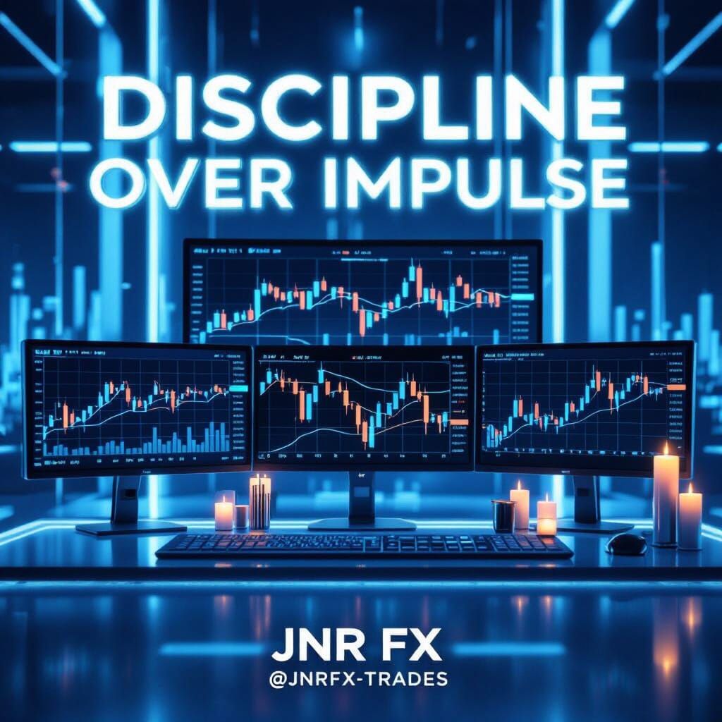 Futuristic Trading Desk with Forex Charts