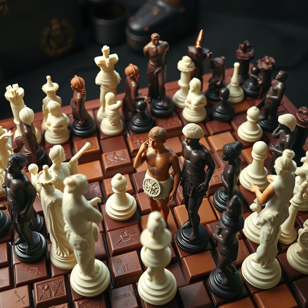 Chaotic chess set