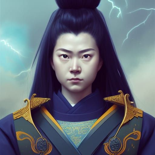 Raiden Shogun Portrait in Unreal Engine 5