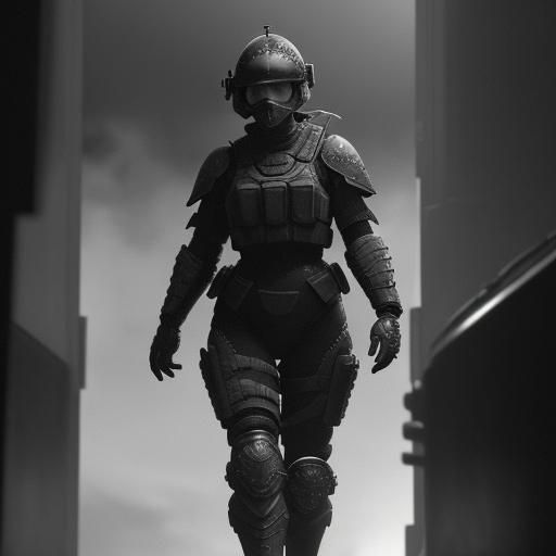 Lisa Simpson as SWAT Team Member in HDR