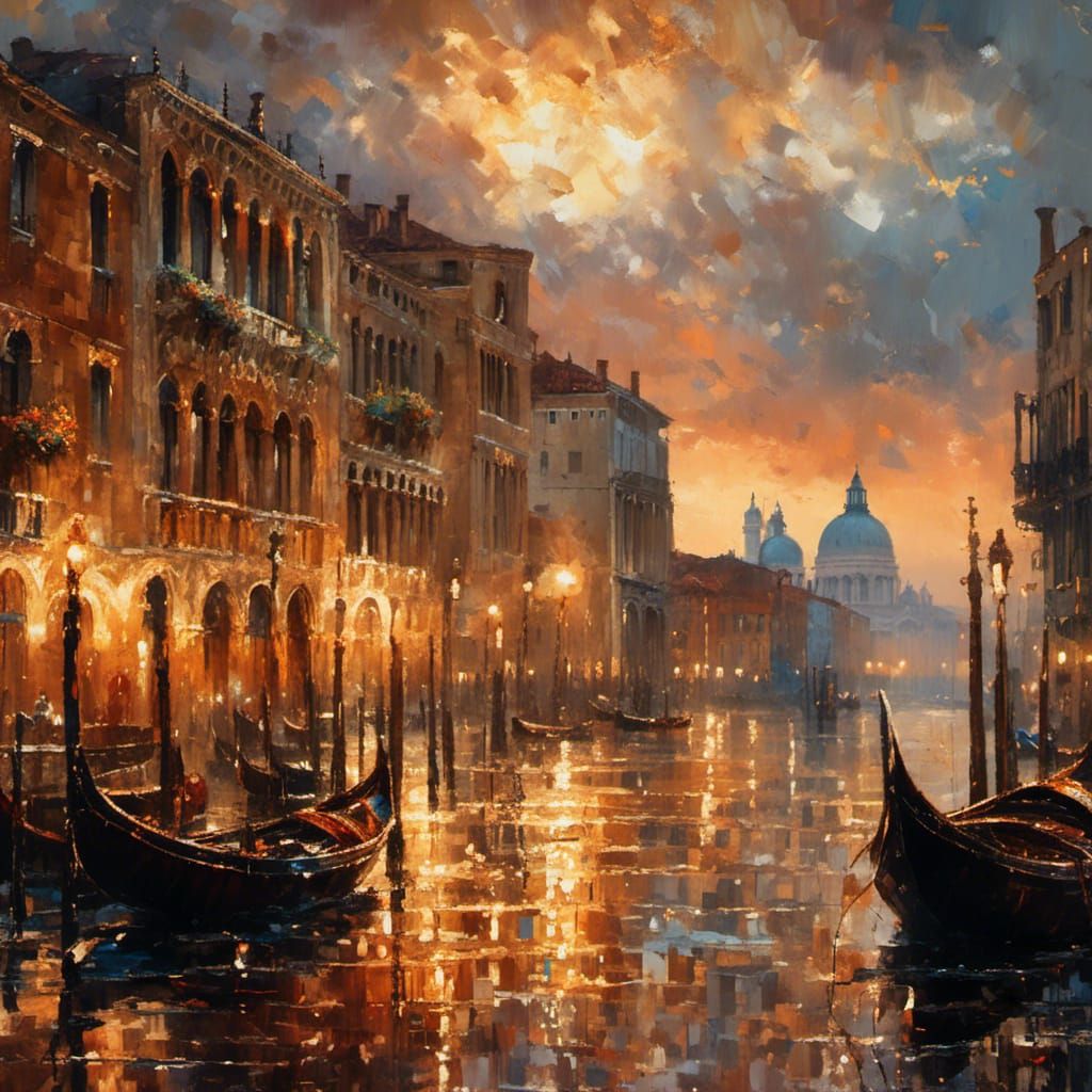 Crepuscular Venice