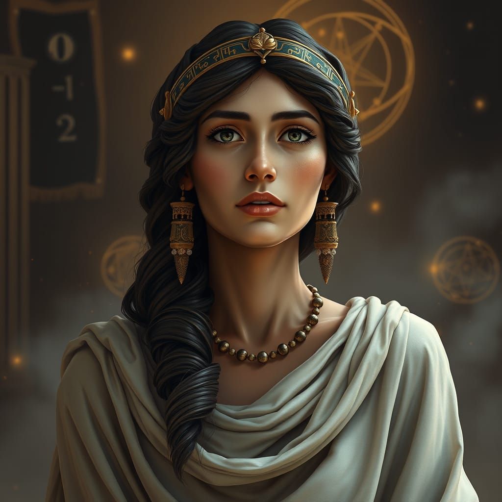 Majestic Hypatia of Alexandria Embodies Wisdom and Timeless ...
