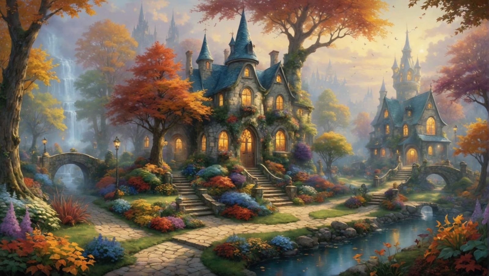 Ethereal Fairies in Hyperdetailed Magic Garden