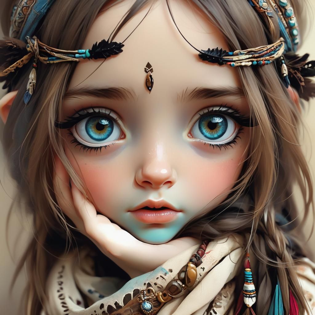 Bohemian Eyes Digital Rendering